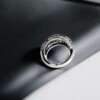 Añillo de oro 18k con diamantes negros y blancos de Marca: CARTIER - Image 4